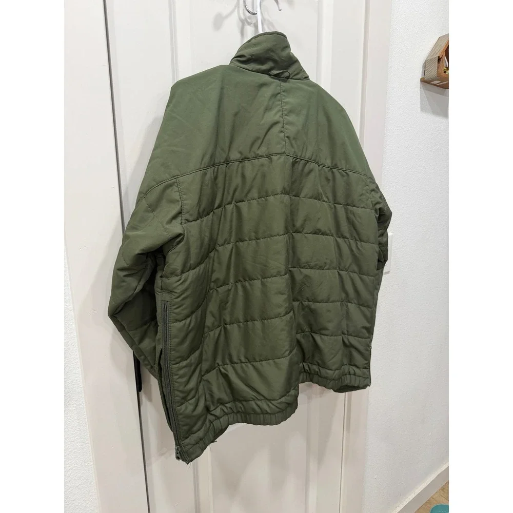 The Force Made For Heroes Mens Green Tactical Puffer Jacket Full Zip Large‎ RG L